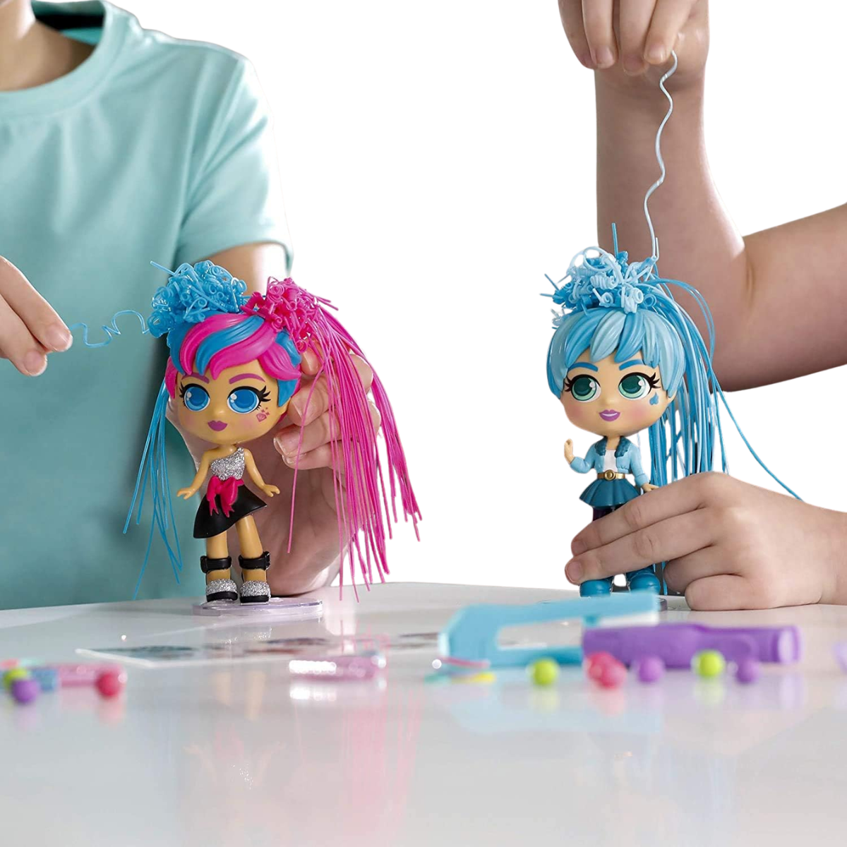 MUÑECA CURLI GIRLS CON CABELLO MÁGICO + ACCESORIOS DE PEINADO INCLUIDOS - 6