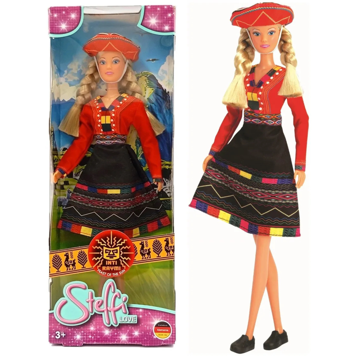MUÑECA STEFFI LOVE INTI RAYMI CON ATUENDO TRADICIONAL PERUANO - 1