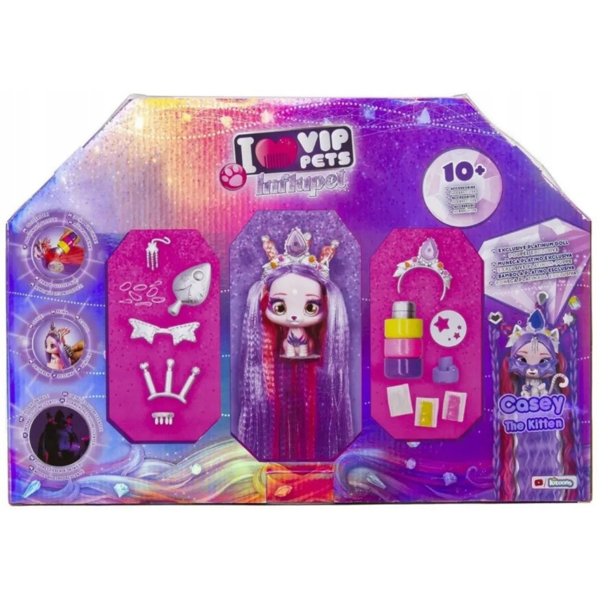 MUÑECA VIP PETS INFLUENCER GATITA FASHION CON ACCESORIOS Y CABELLO LARGO - 7