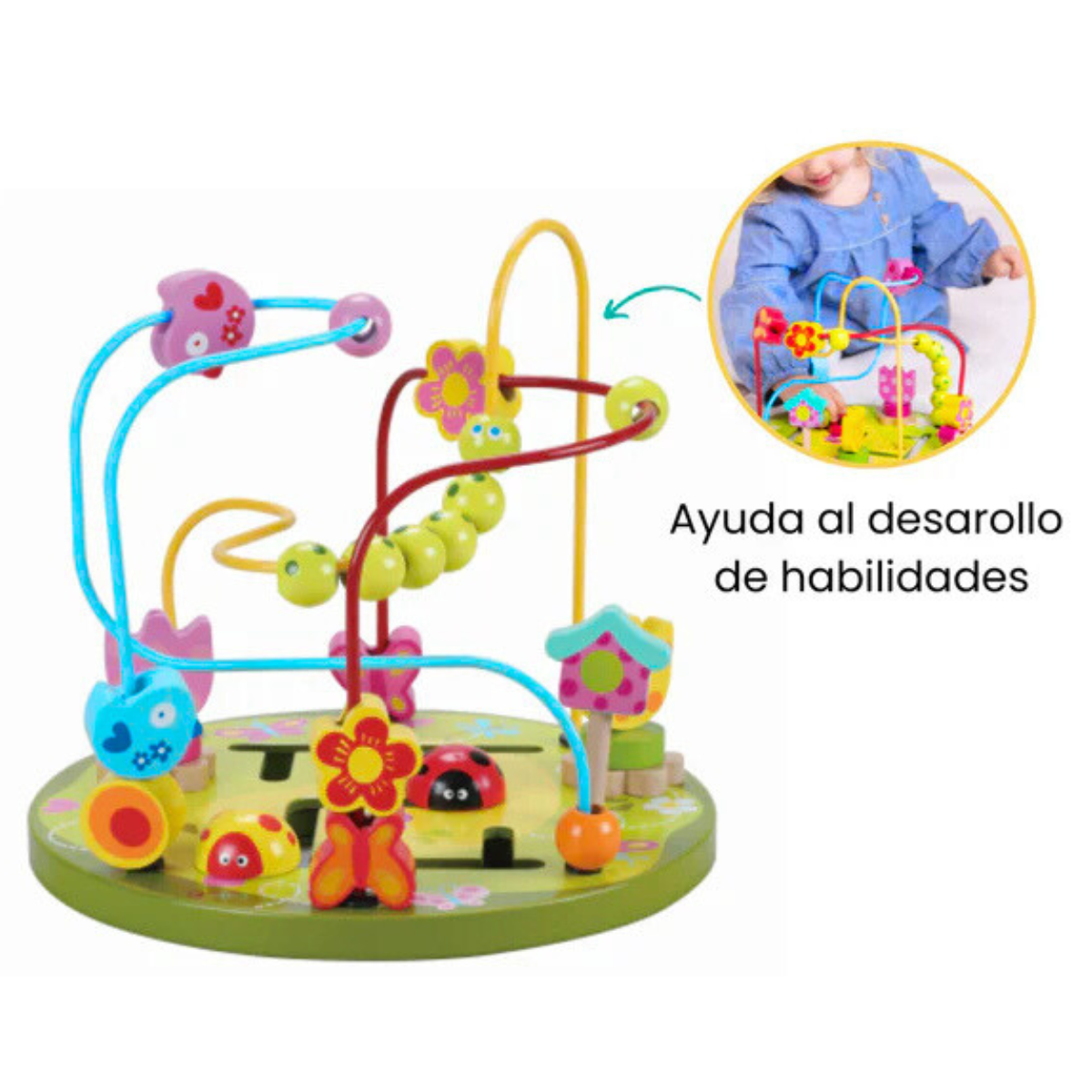 JUGUETE DE BEBÉ CLASSIC WORDL CENTRO DE JUEGO DIDÁCTICO MULTIACTIVIDAD NATURALEZA - 4