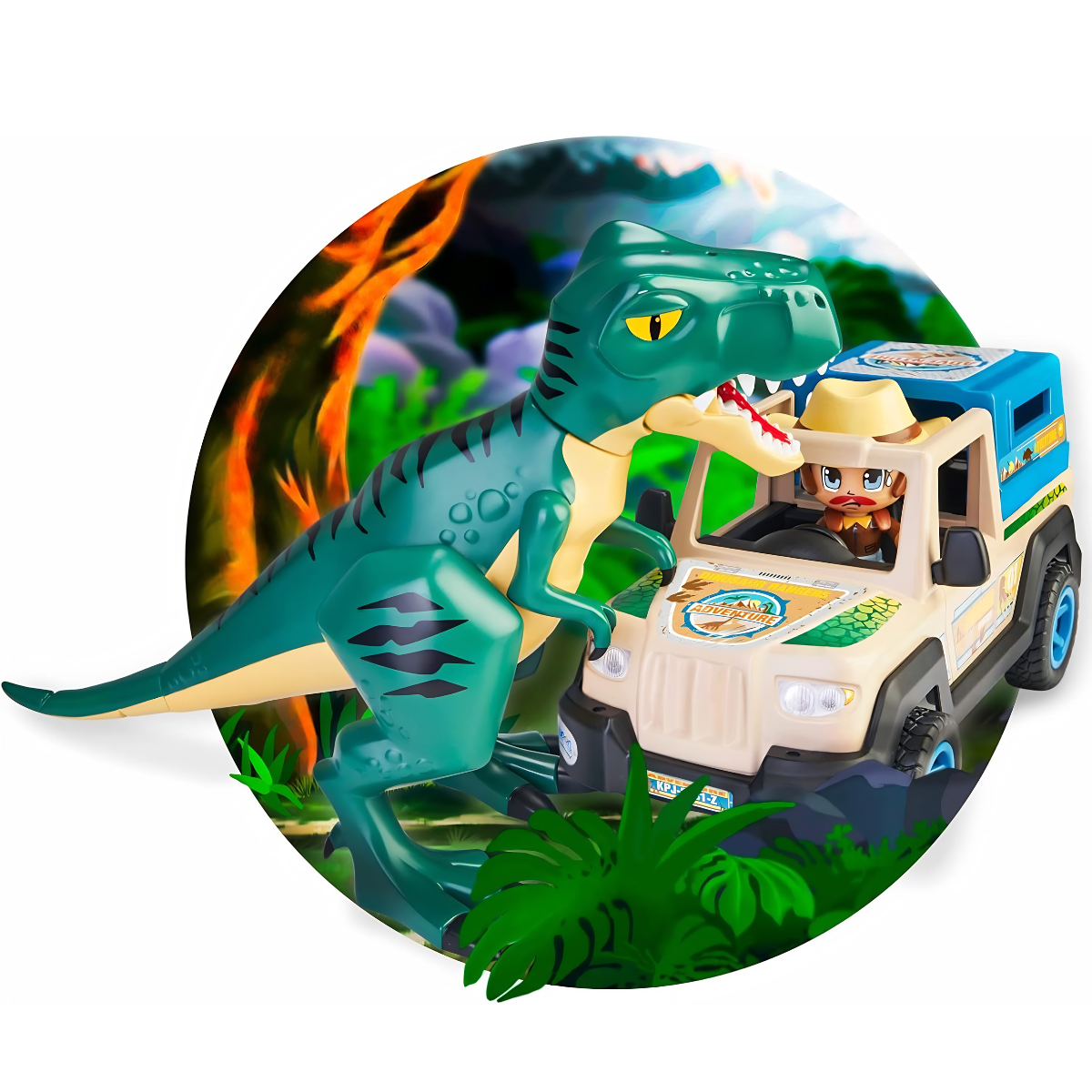 JUGUETE FIGURAS DE ACCIÓN PINYPON ACTION PICK UP CON DINOSAURIO - 3