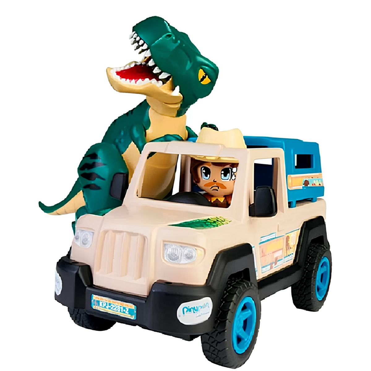 JUGUETE FIGURAS DE ACCIÓN PINYPON ACTION PICK UP CON DINOSAURIO - 4