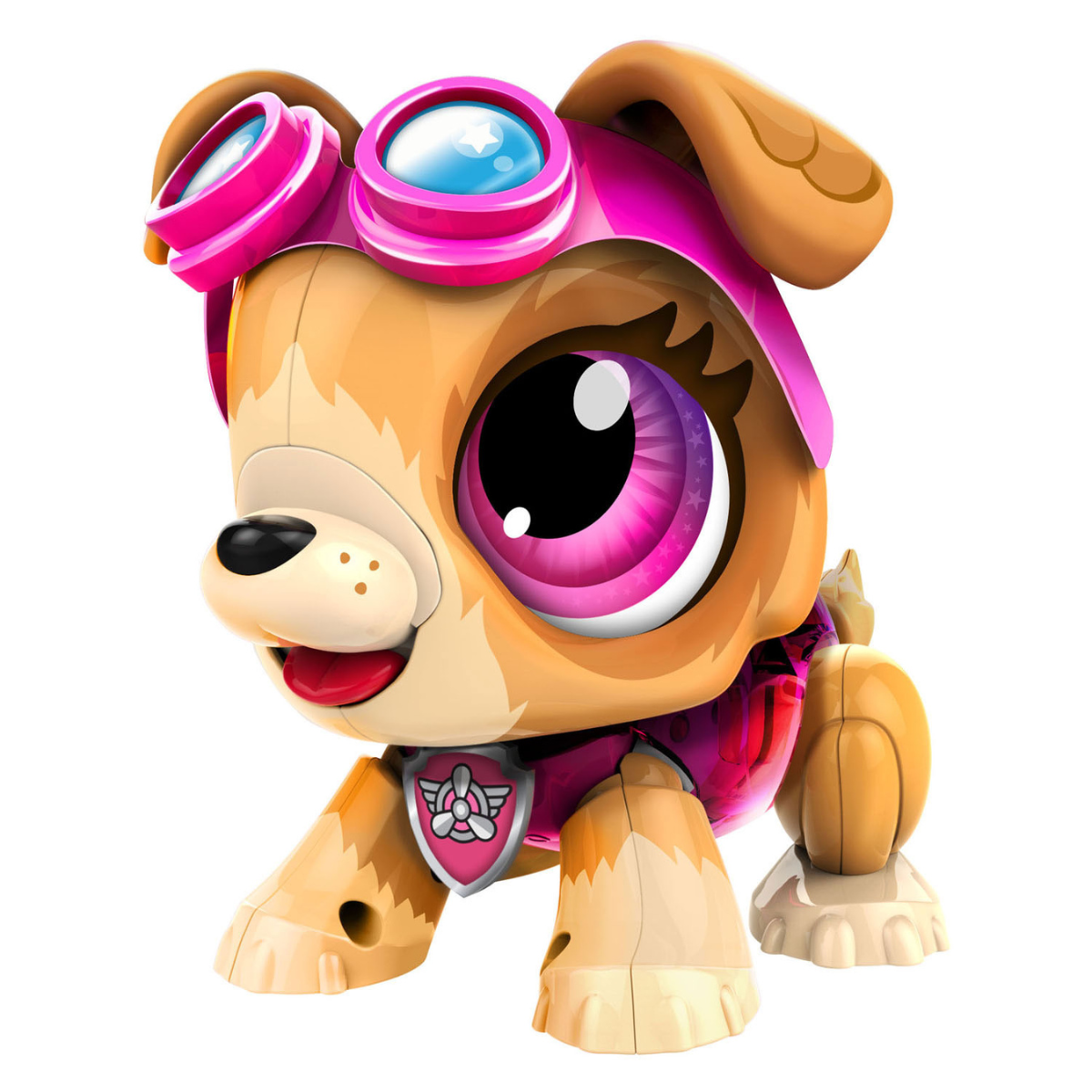 ARMAR TU ROBOT PAW PATROL SKYE ROBOT INTERACTIVO ARMABLE CON SONIDOS + MOVIMIENTO - 2