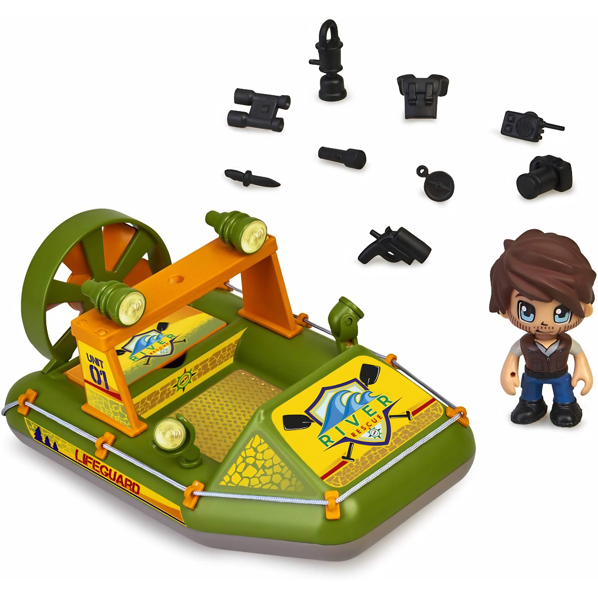 JUGUETE FIGURAS DE ACCIÓN PINYPON ACTION BALSA DE RESCATE CON ACCESORIOS - 2