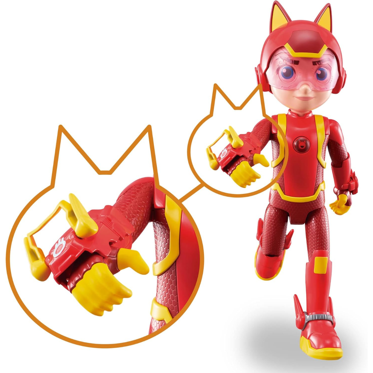 JUGUETE FIGURA DE ACCIÓN PETRONIX CON LUCES Y SONIDO FIGURA ARTICULADA DE 35 CM - 3