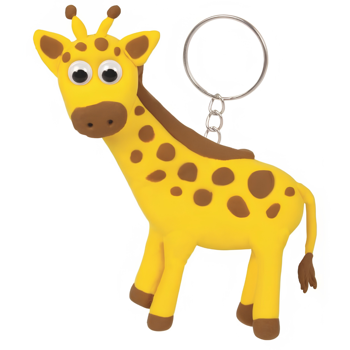 PLAY DOH PLASTILINA AIR CLAY SET LLAVEROS ANIMALES CON ACCESORIOS - 4