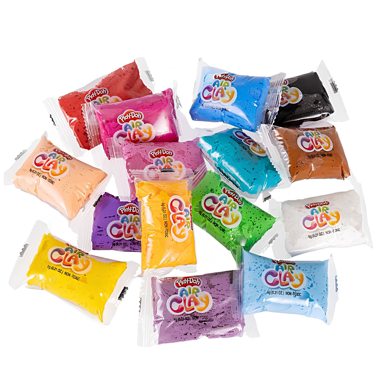PLAY DOH PLASTILINA AIR CLAY BALDE CON ACCESORIOS - 6