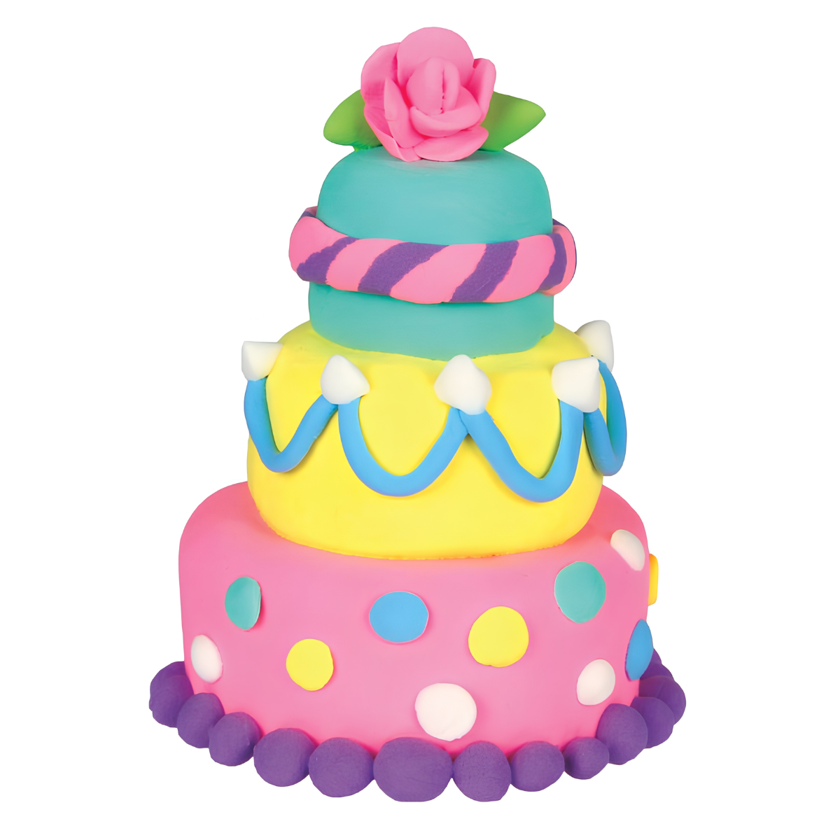 PLAY DOH PLASTILINA AIR CLAY SET POSTRES CON ACCESORIOS - 4