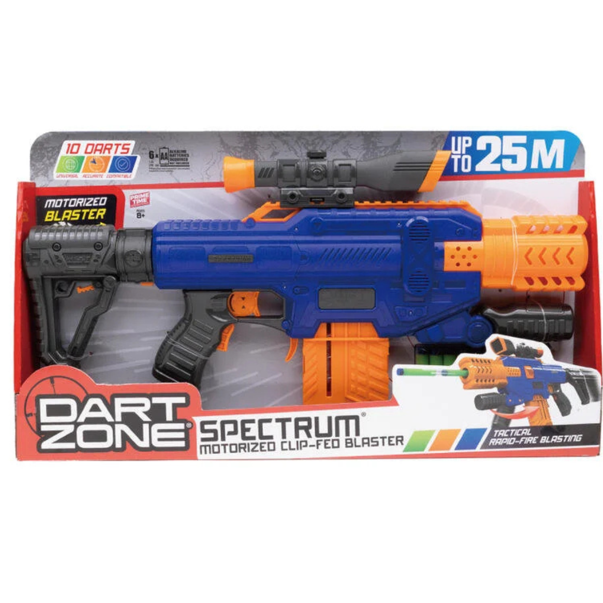 JUGUETE LANZADOR DE DARDOS DART ZONE SPECTRUM SEMIAUTOMÁTICO - 6