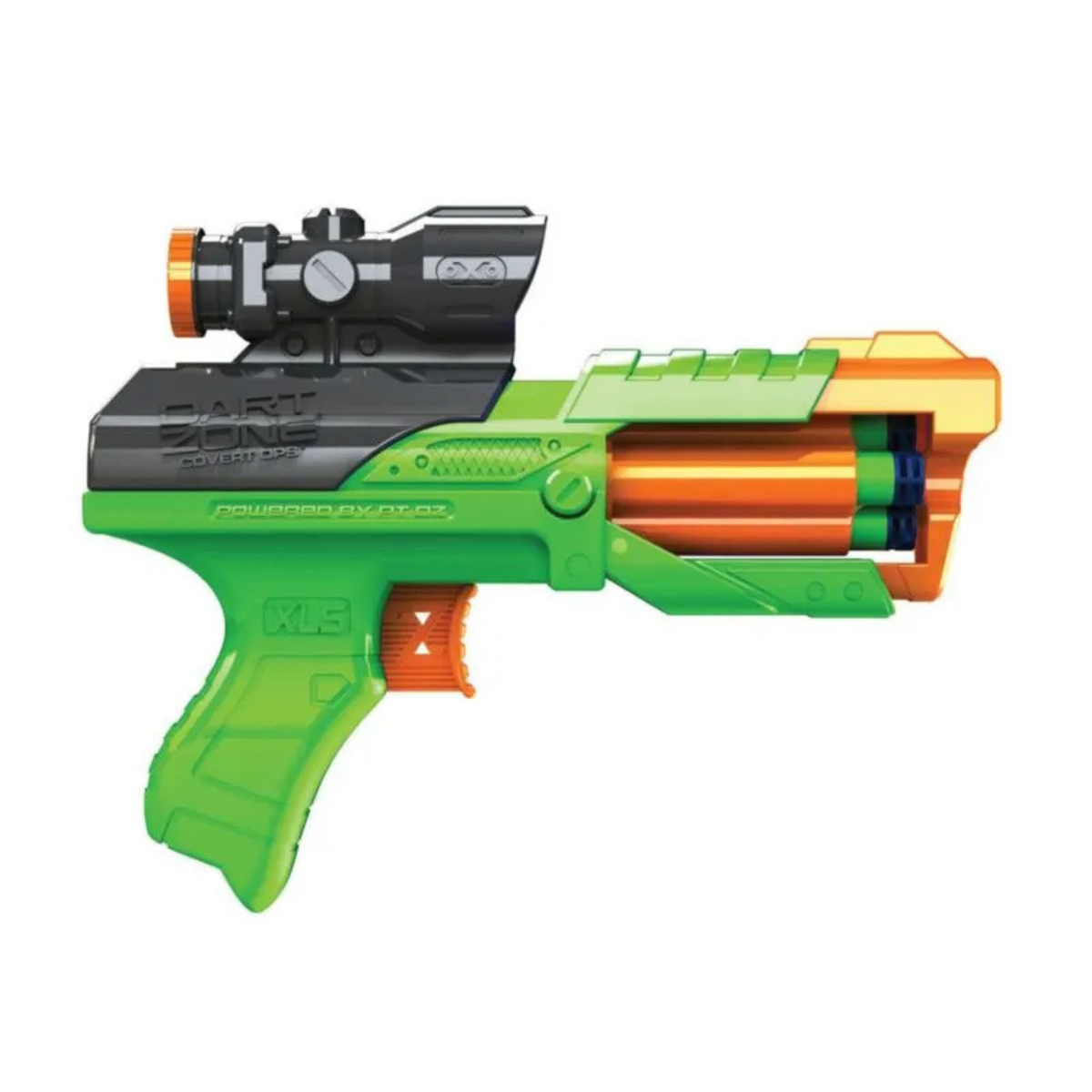 JUGUETE LANZADOR DE DARDOS DART ZONE TIRO RAPIDO + 25 DARDOS - 2