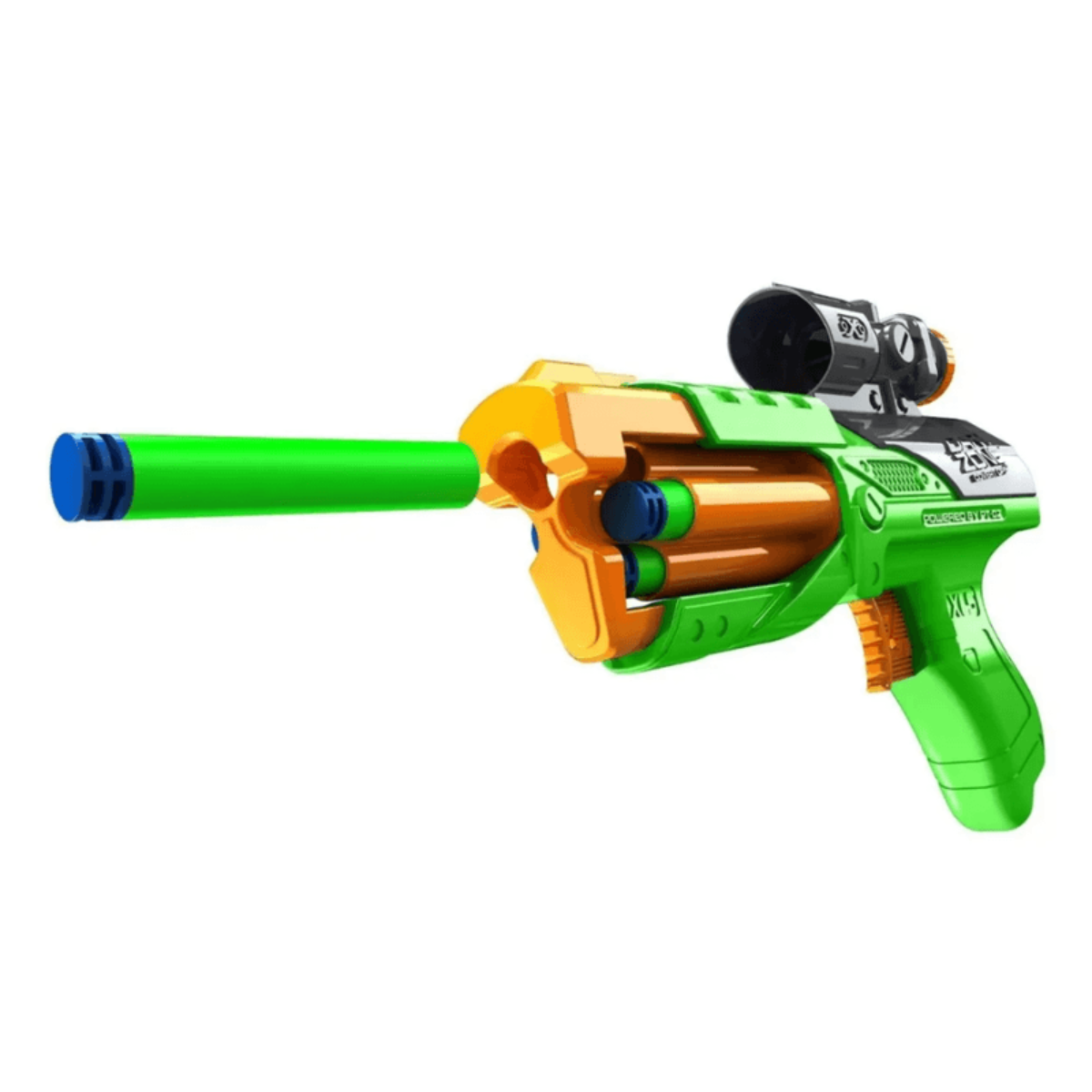 JUGUETE LANZADOR DE DARDOS DART ZONE TIRO RAPIDO + 25 DARDOS - 3
