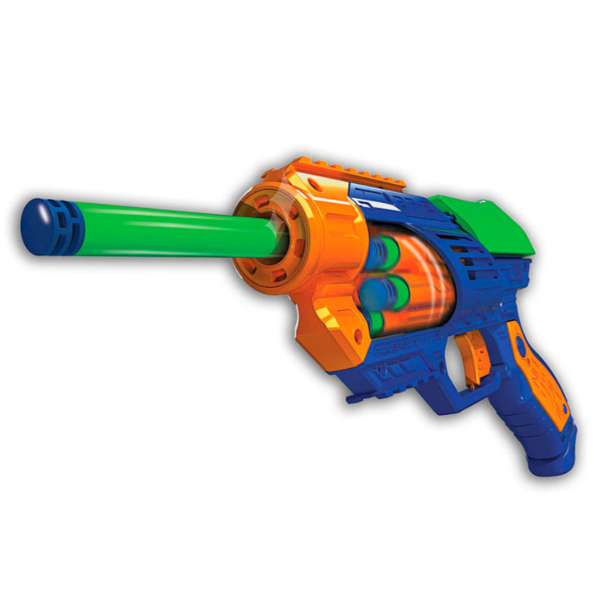 JUGUETE LANZADOR DE DARDOS  DART ZONE CILINDRO GIRATORIO PACK X2 - 5