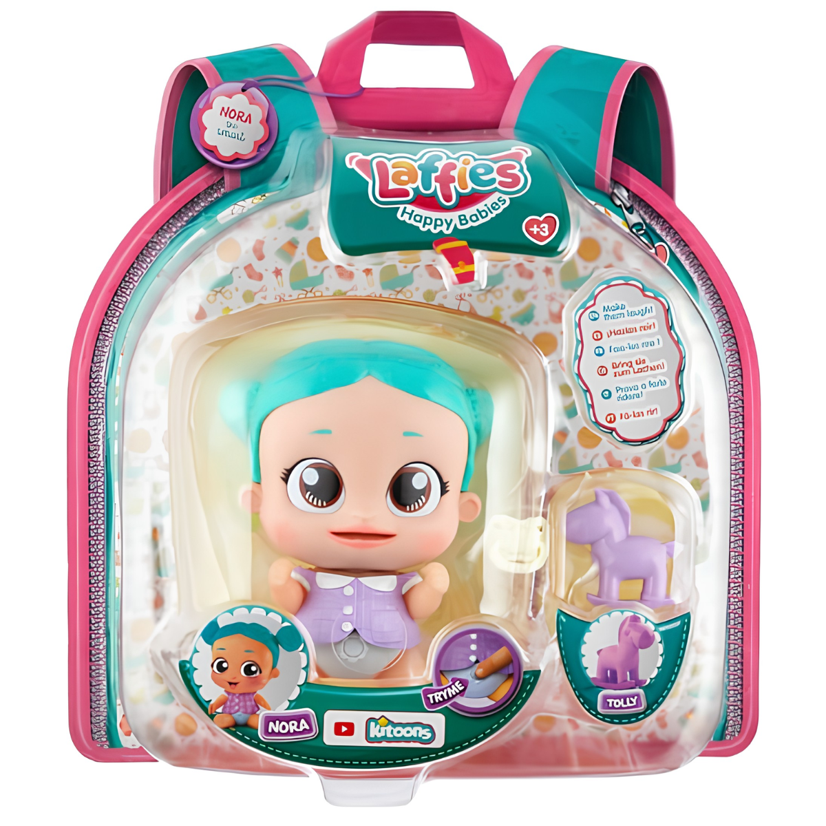 MUÑECA LAFFIES ADORABLE SONIDO RISITAS NORA - 6