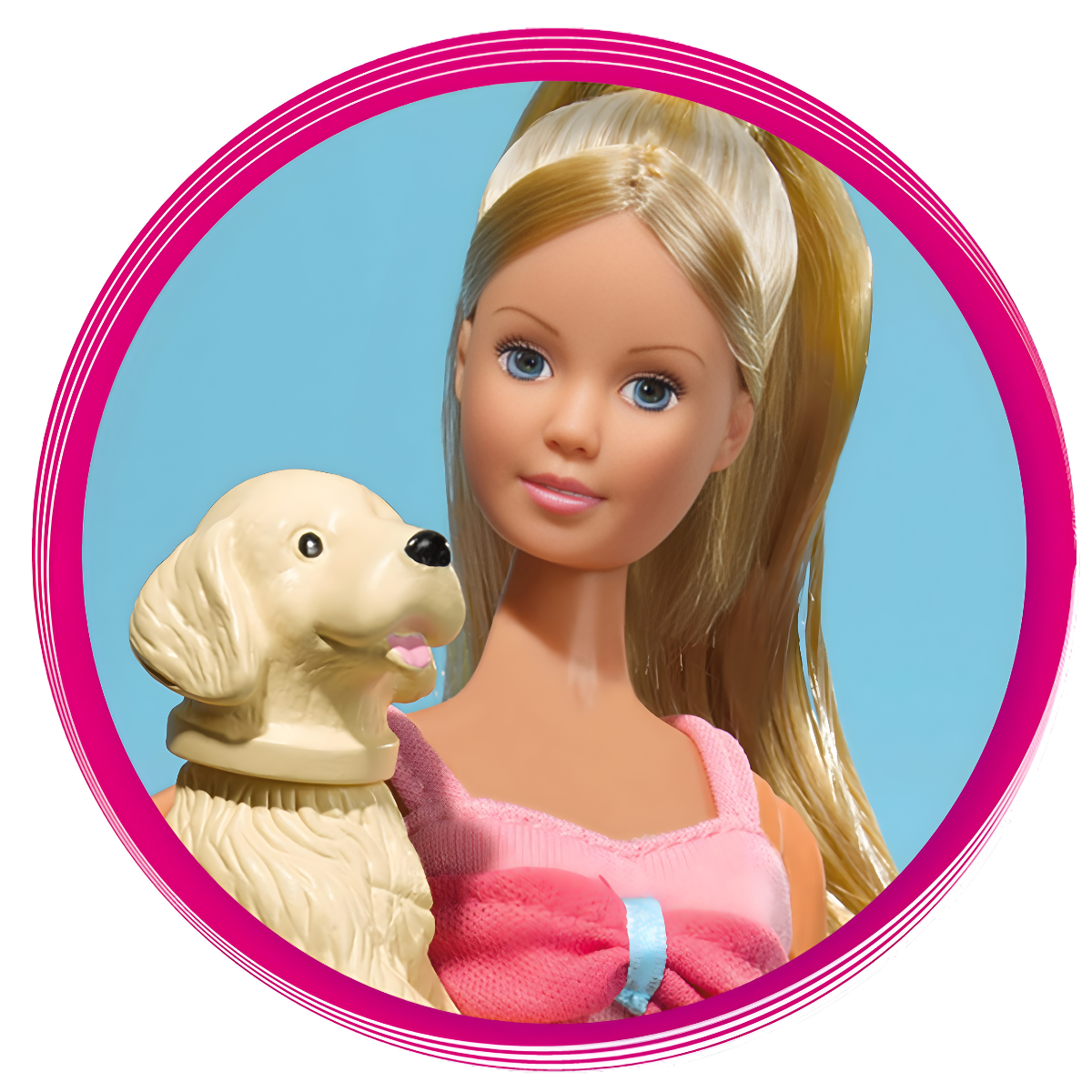 MUÑECA STEFFI LOVE ANIMAL FELIZ CON PERRO Y ACCESORIOS - 3