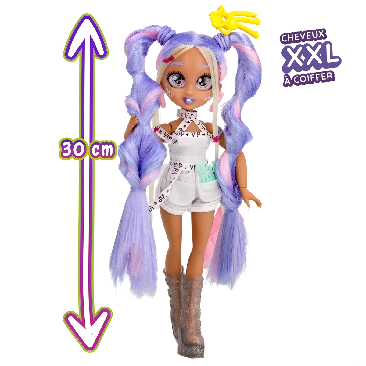 MUÑECA VIP PETS ESCUELA DE PEINADOS HAILEY + ACCESORIOS - 3