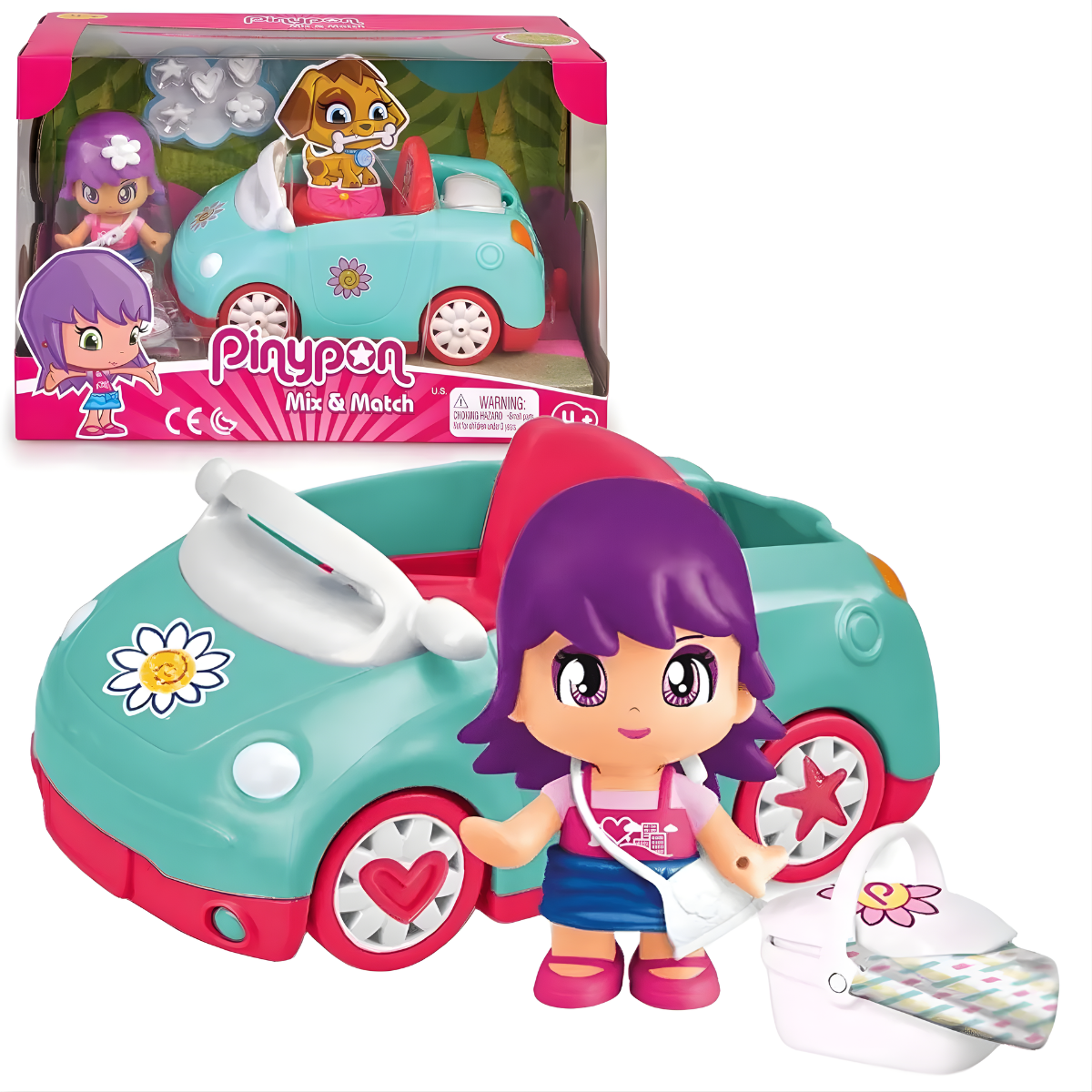 MUÑECA PINYPON CON CARRITO DE PICNIC - 1
