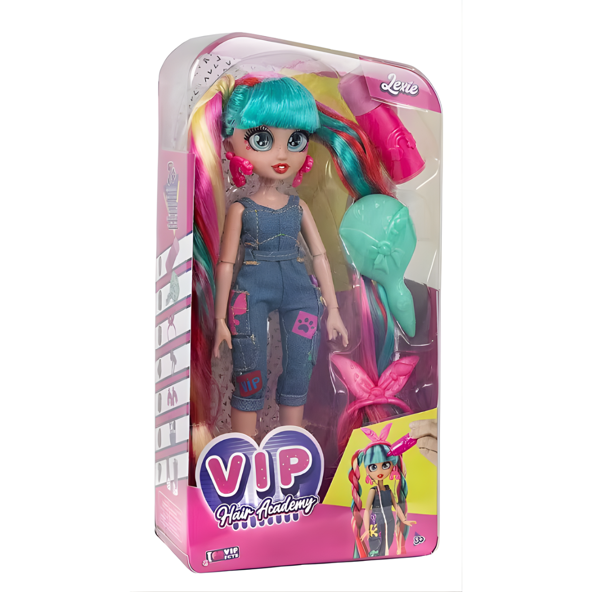 MUÑECA VIP PETS ESCUELA DE PEINADOS LEXIE + ACCESORIOS - 4