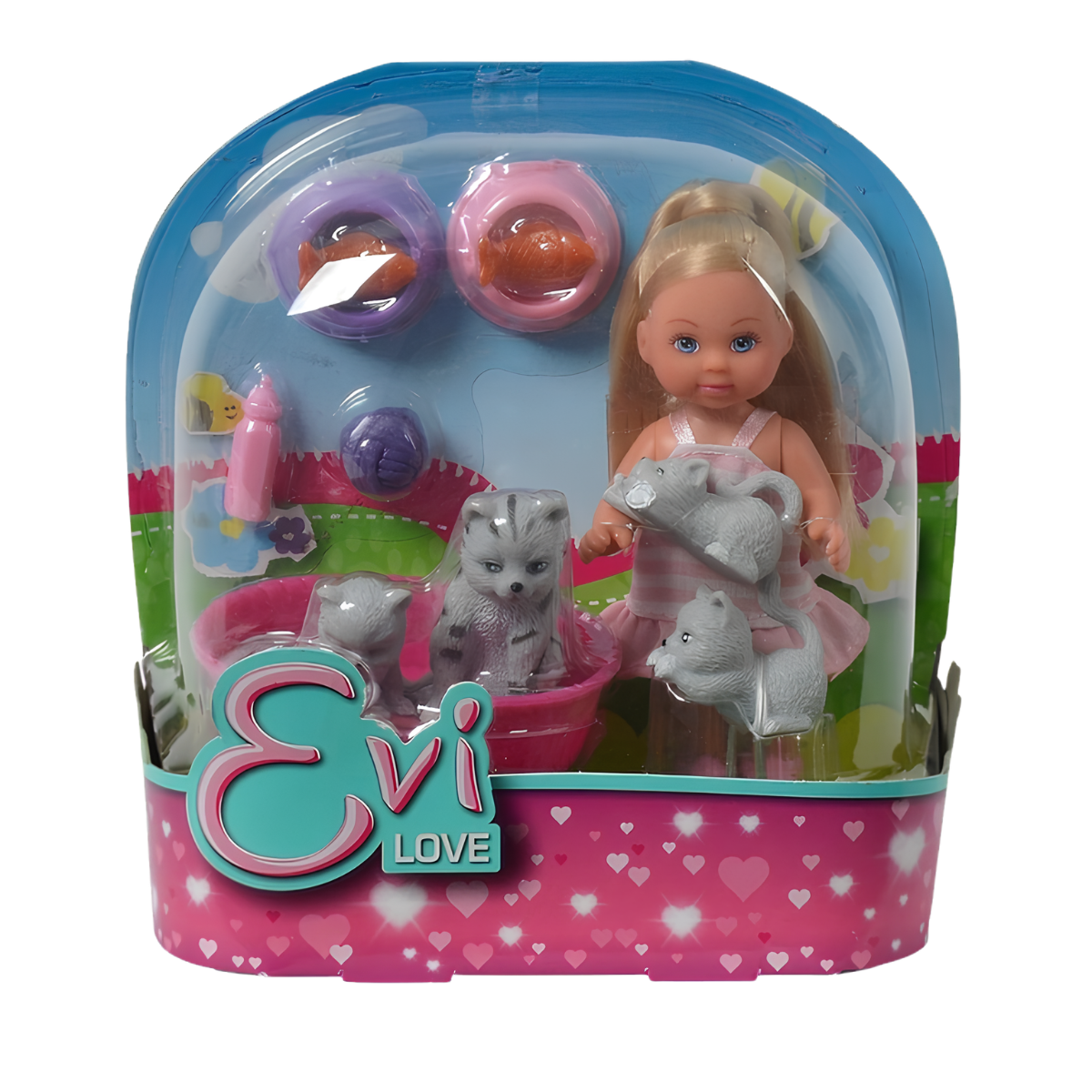 MUÑECA EVI LOVE AMIGA DE ANIMALES CON GATO - 3