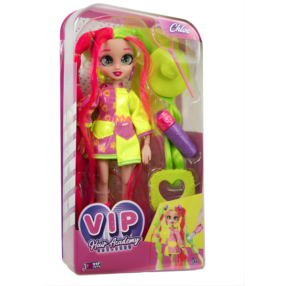 MUÑECA VIP PETS ESCUELA DE PEINADOS CHLOE + ACCESORIOS - 5