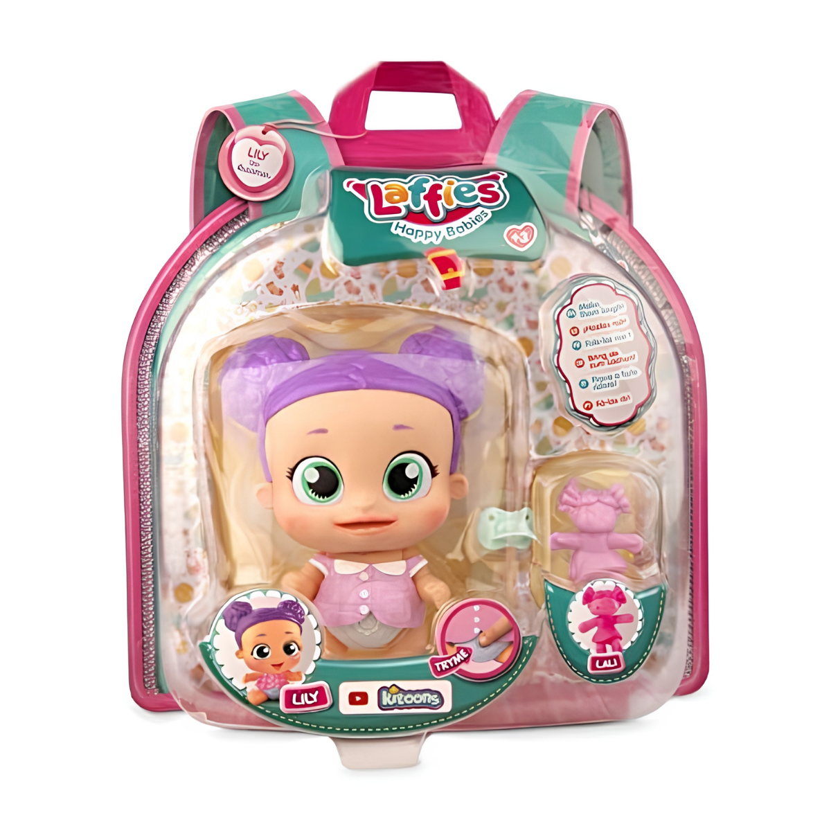 MUÑECA LAFFIES ADORABLE SONIDO RISITAS LILY - 4