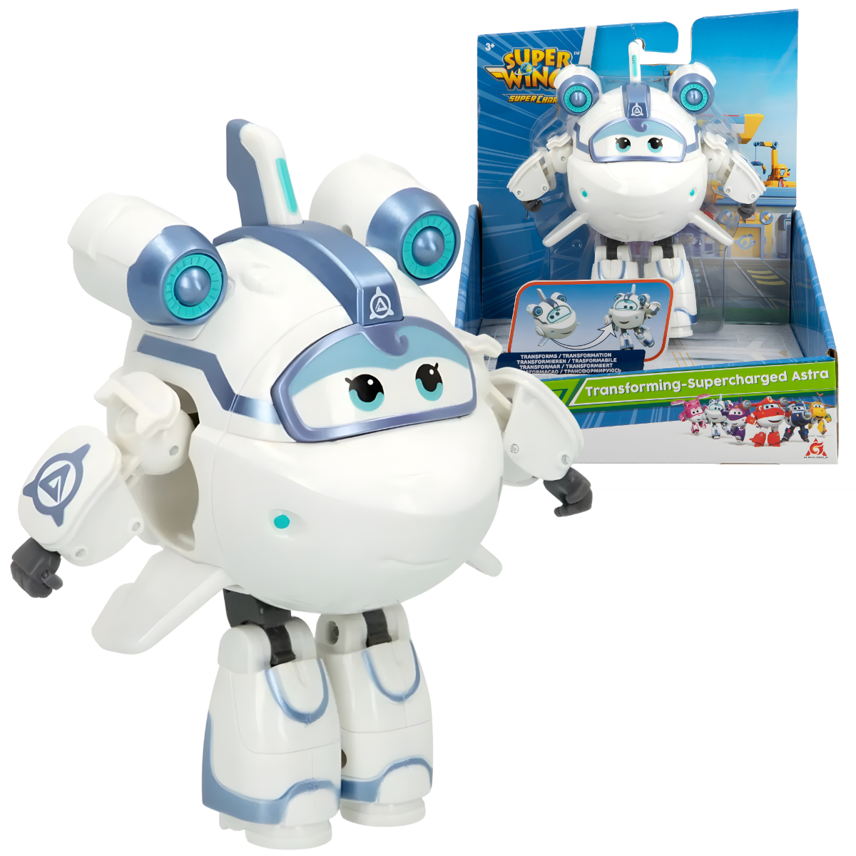 FIGURA DE ACCIÓN SUPER WINGS TRANSFORMABLE SUPERCHARGED ASTRA - 1