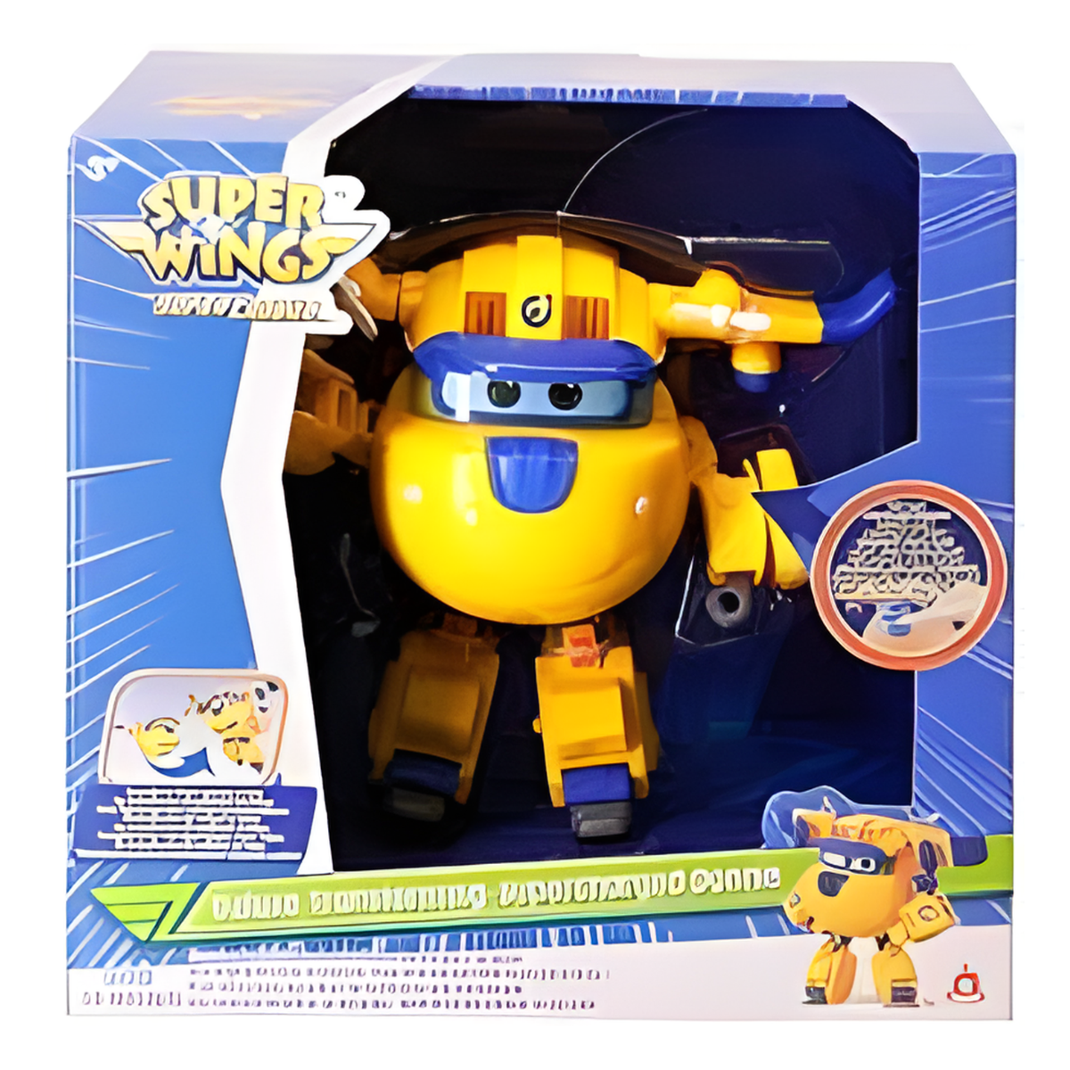 FIGURA DE ACCIÓN SUPER WINGS SUPER CHARGED DELUXE DONNIE + LUCES Y SONIDO - 4