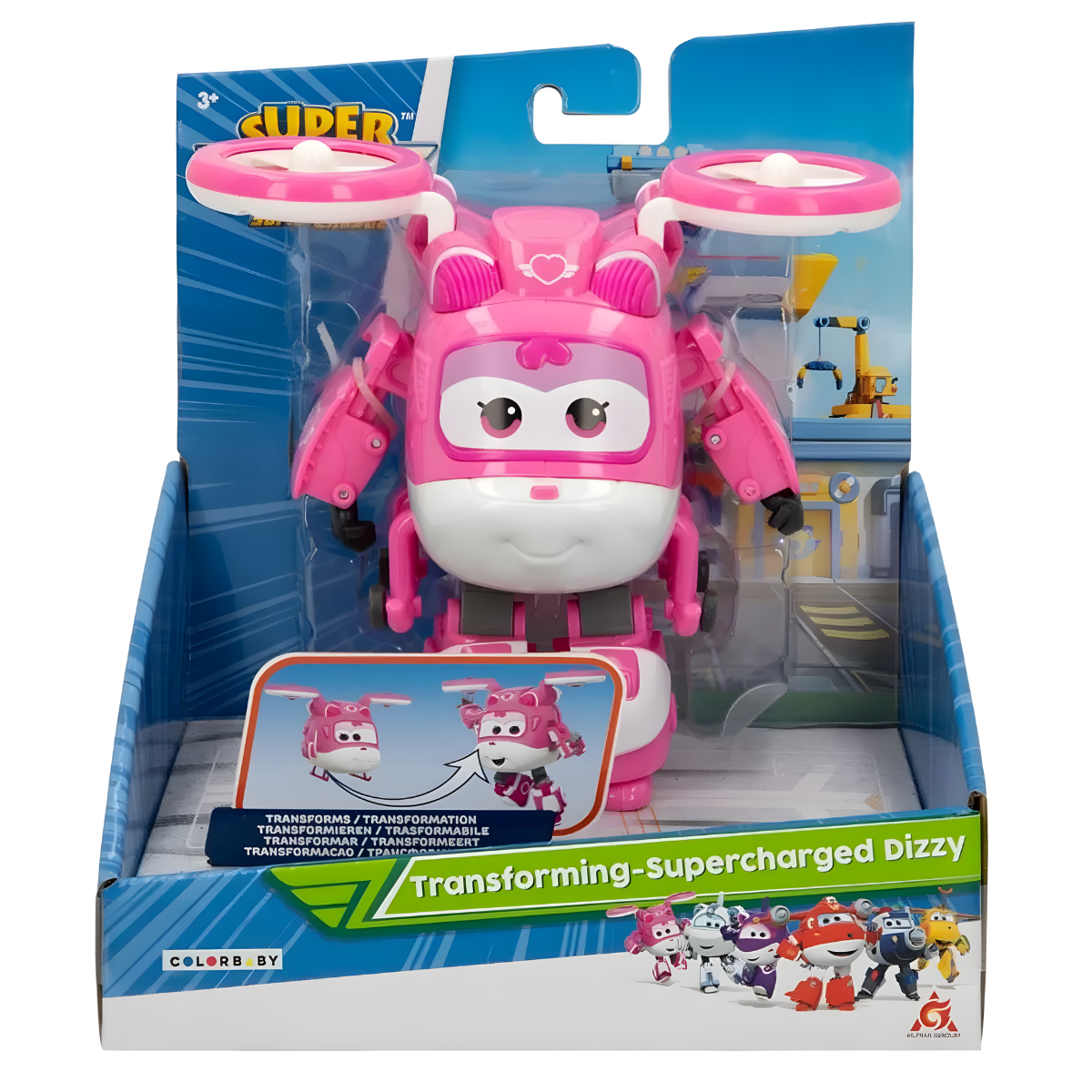 FIGURA DE ACCIÓN SUPER WINGS TRANSFORMABLE SUPERCHARGED DIZZY - 4