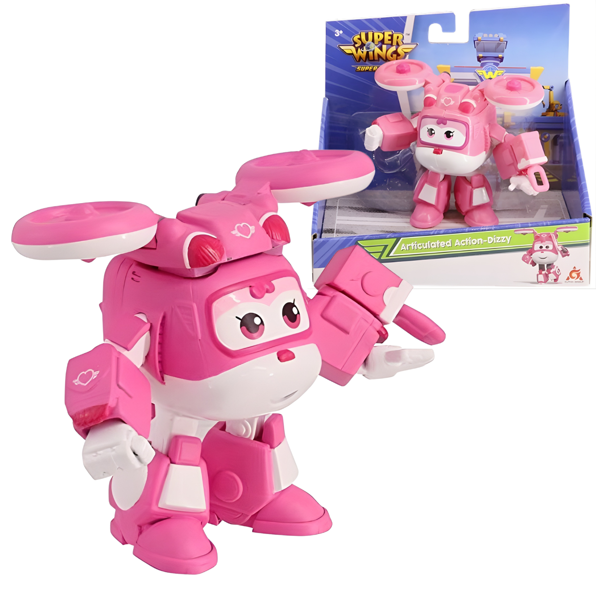 FIGURA DE ACCIÓN SUPER WINGS ARTICULADA DIZZY SUPERCHARGE - 1