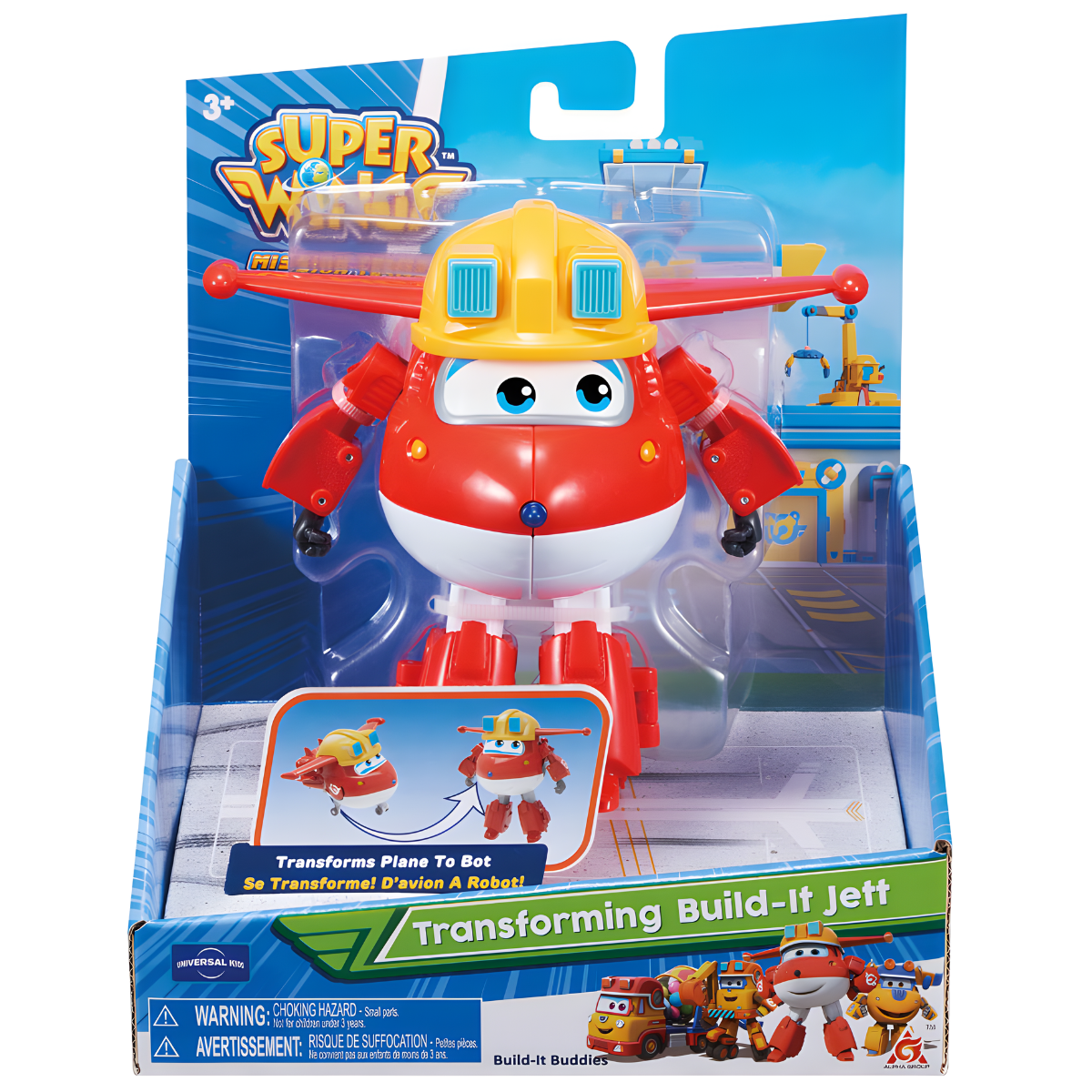 FIGURA DE ACCIÓN SUPER WINGS TRANSFORMABLE BUILD-IT JETT - 4