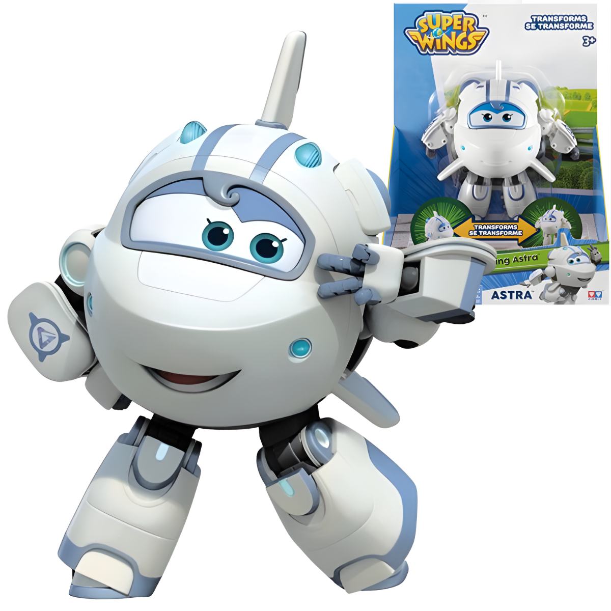 FIGURA DE ACCIÓN SUPER WINGS TRANSFORMABLE ASTRA - 1