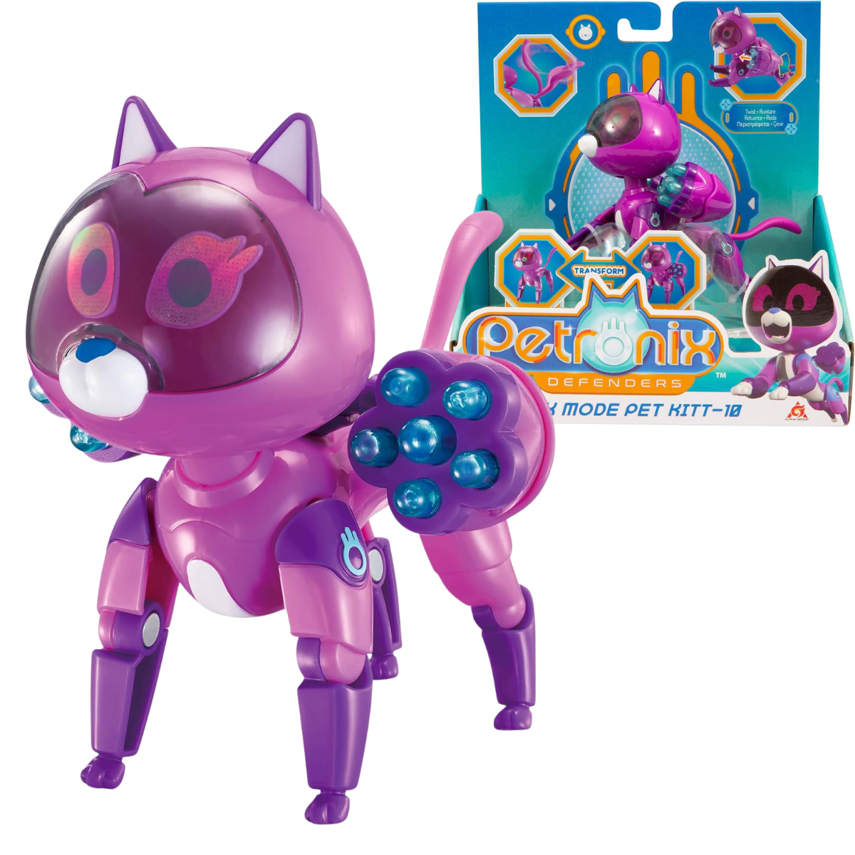 JUGUETE DE ACCIÓN PETRONIX MASCOTA TRANSFORMABLE KITT-10 - 1