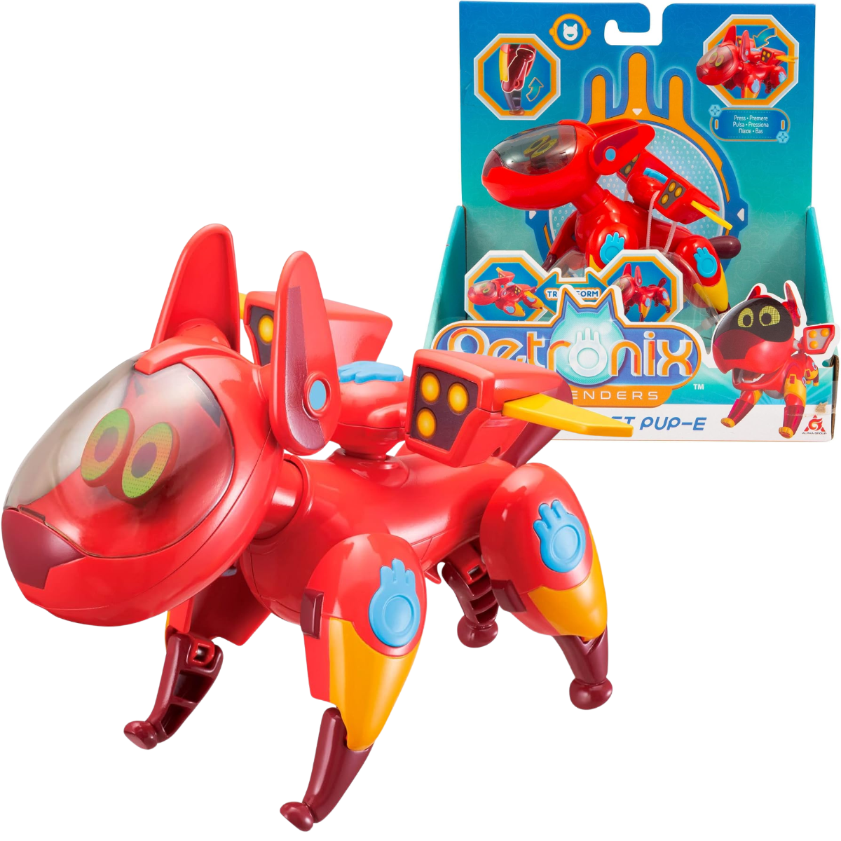 JUGUETE DE ACCIÓN PETRONIX MASCOTA TRANSFORMABLE PUP-E - 1