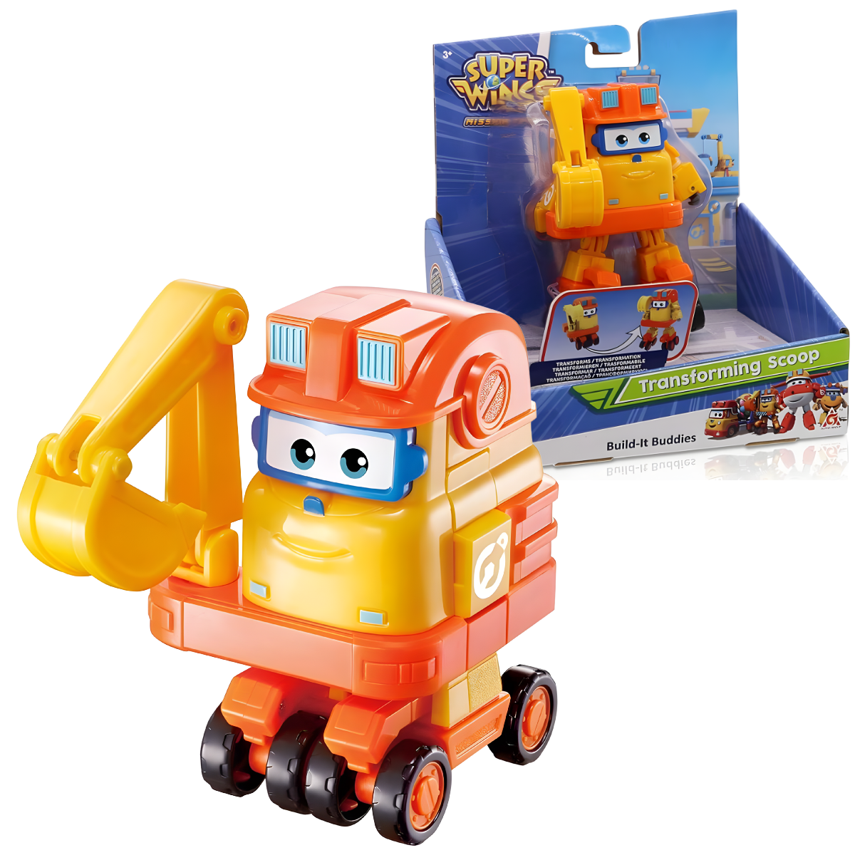 FIGURA DE ACCIÓN SUPER WINGS TRANSFORMABLE SCOOP - 1