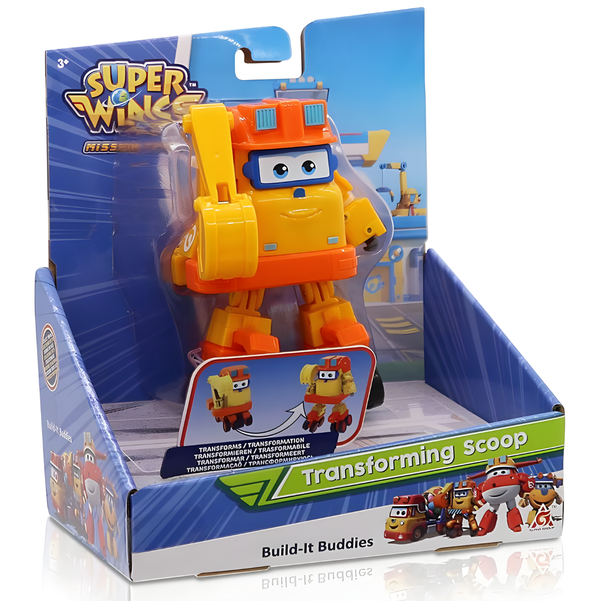 FIGURA DE ACCIÓN SUPER WINGS TRANSFORMABLE SCOOP - 4
