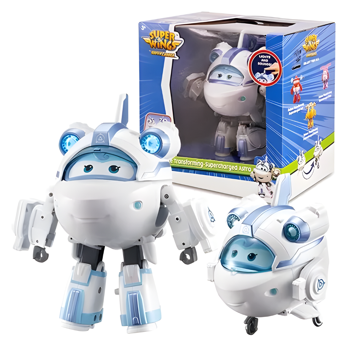 FIGURA DE ACCIÓN SUPER WINGS SUPER CHARGED DELUXE ASTRA + LUCES Y SONIDO - 1