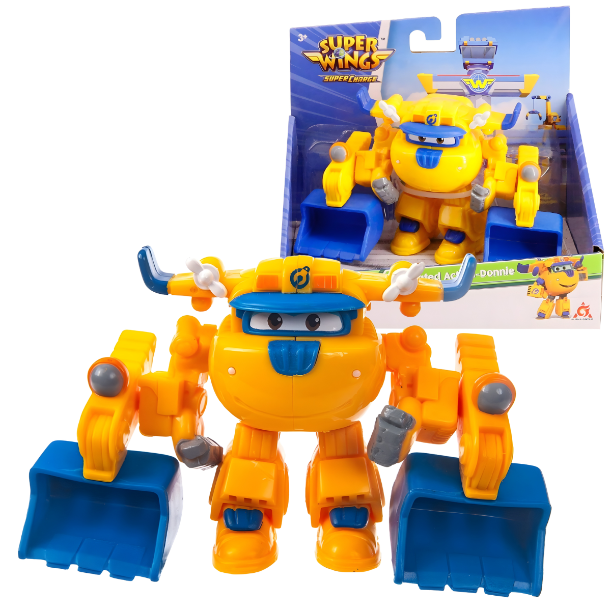 FIGURA DE ACCIÓN SUPER WINGS ARTICULADA DONNIE SUPERCHARGE - 1