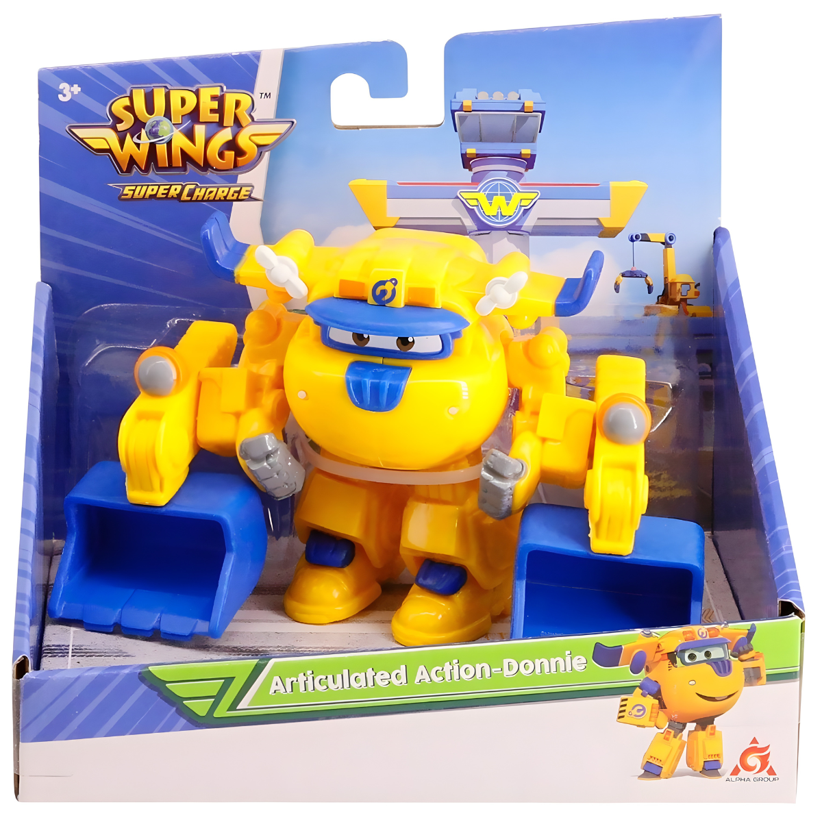 FIGURA DE ACCIÓN SUPER WINGS ARTICULADA DONNIE SUPERCHARGE - 4