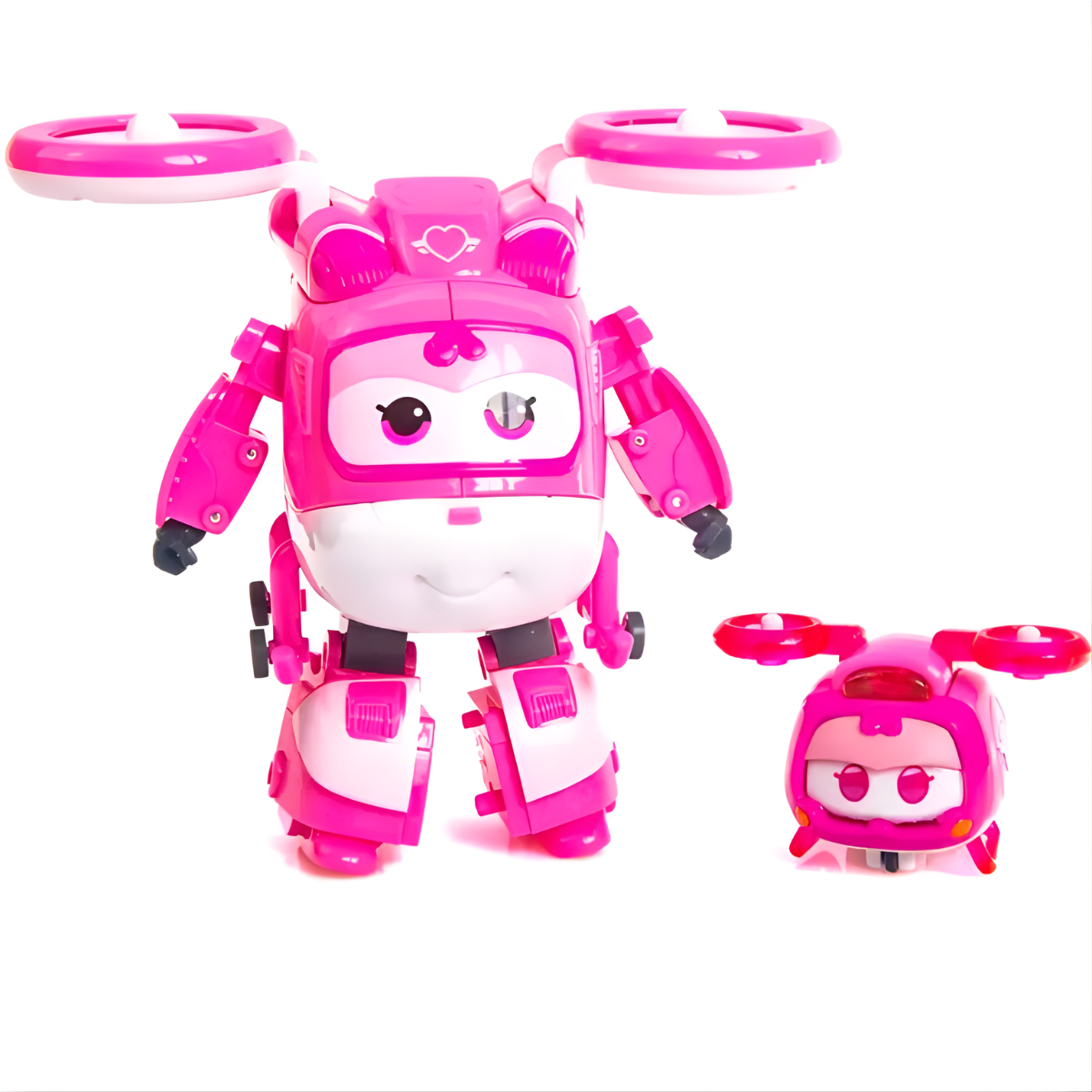 FIGURA DE ACCIÓN SUPER WINGS TRANSFORMABLE DIZZY AVIÓN + MASCOTA - 2