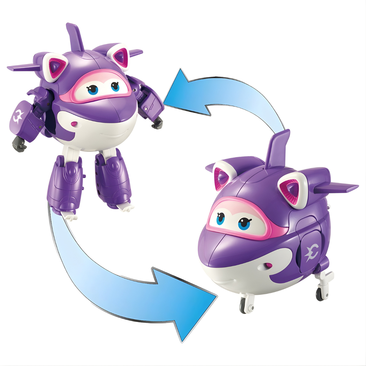 FIGURA DE ACCIÓN SUPER WINGS TRANSFORMABLE CRYSTAL - 2