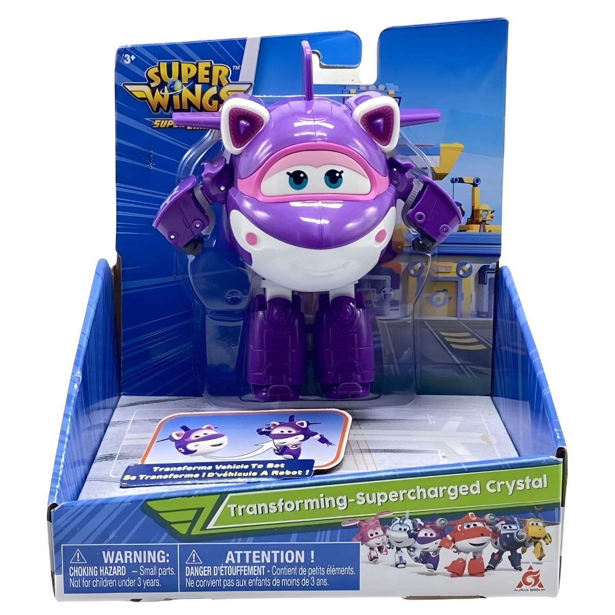 FIGURA DE ACCIÓN SUPER WINGS TRANSFORMABLE CRYSTAL - 3