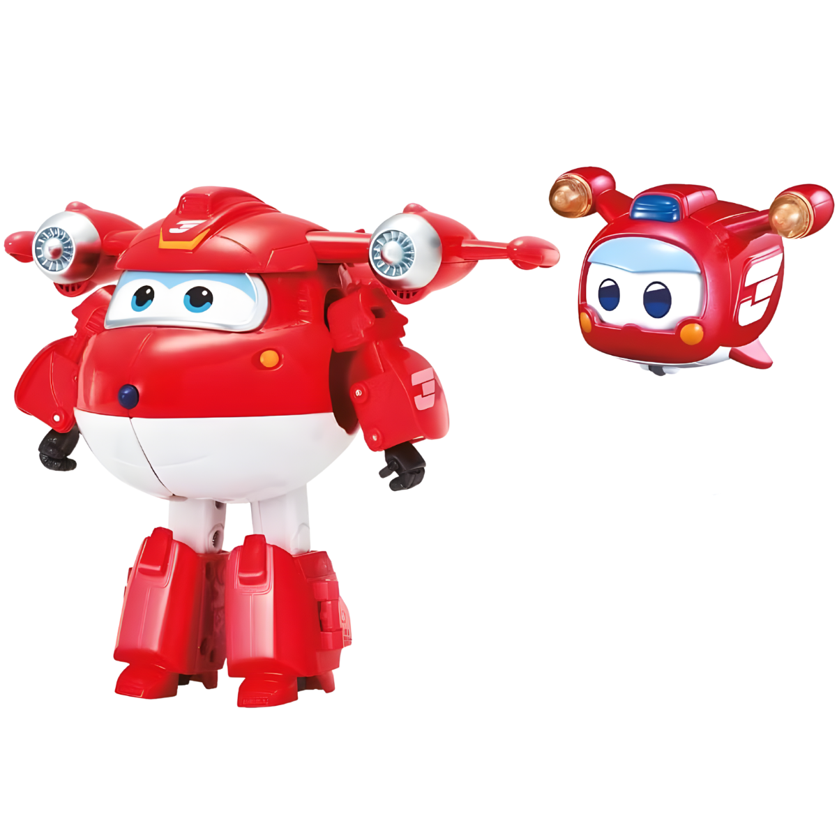 FIGURA DE ACCIÓN SUPER WINGS TRANSFORMABLE JET AVIÓN + MASCOTA - 2