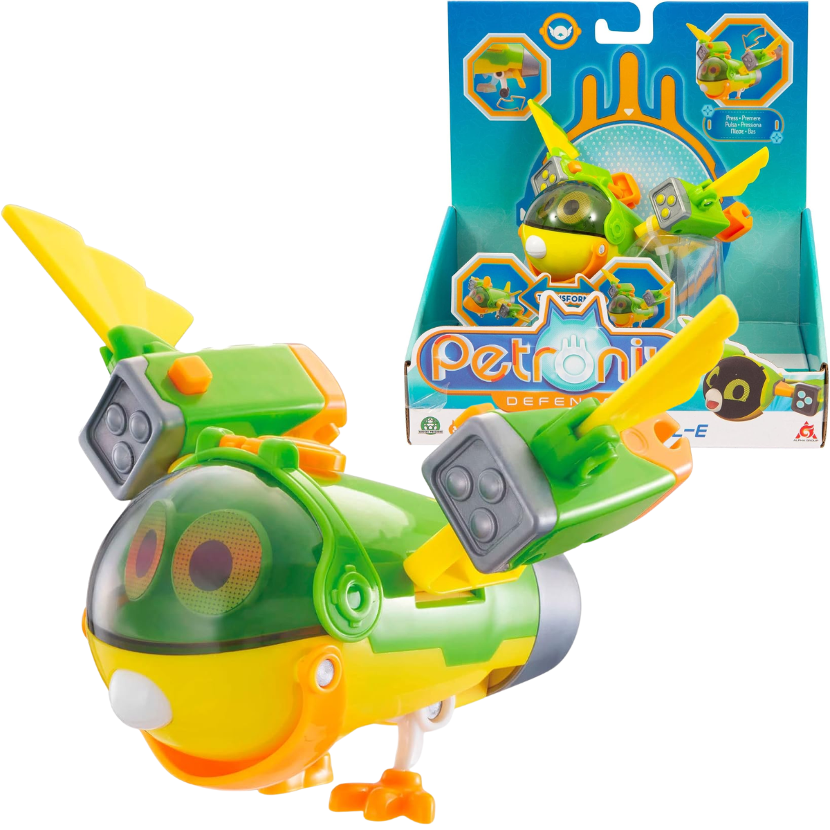 JUGUETE DE ACCIÓN PETRONIX MASCOTA TRANSFORMABLE PAUL-E - 1