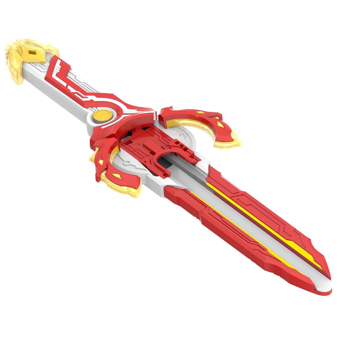 JUGUETE TROMPO INFINITY NADO BLAZING WAR BEAR + LANZADOR ESPADA Y LUCES LED - 4