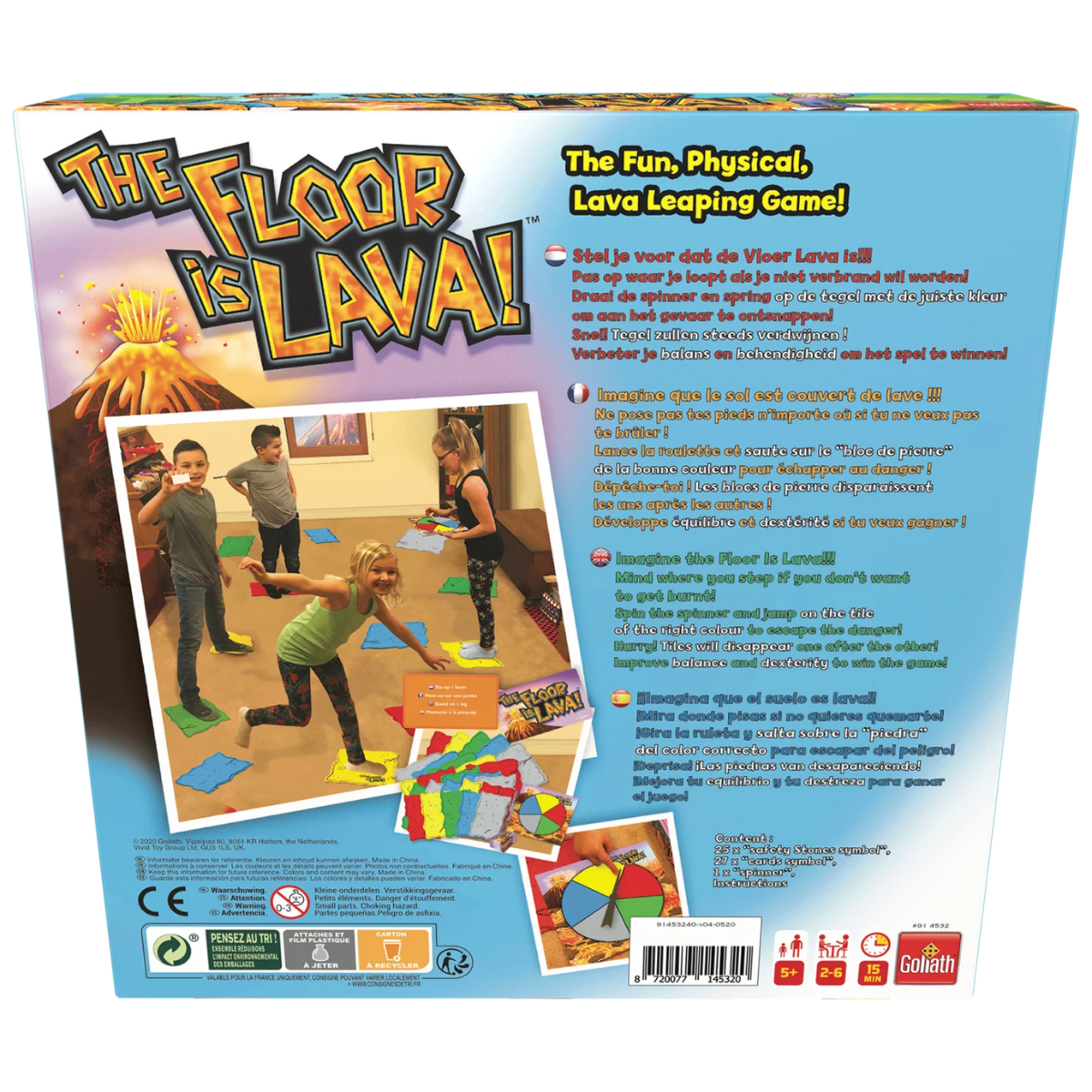 JUEGO DE MESA EL PISO ES LAVA - 5