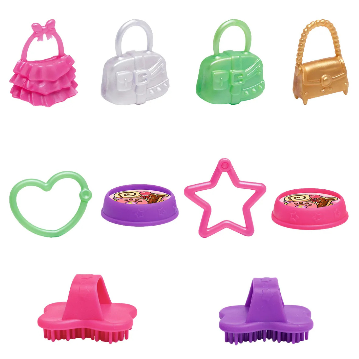 CARTERA NIÑA GLAM BUDDIES CON MASCOTA + ACCESORIOS SORPRESA SURTIDO - 5
