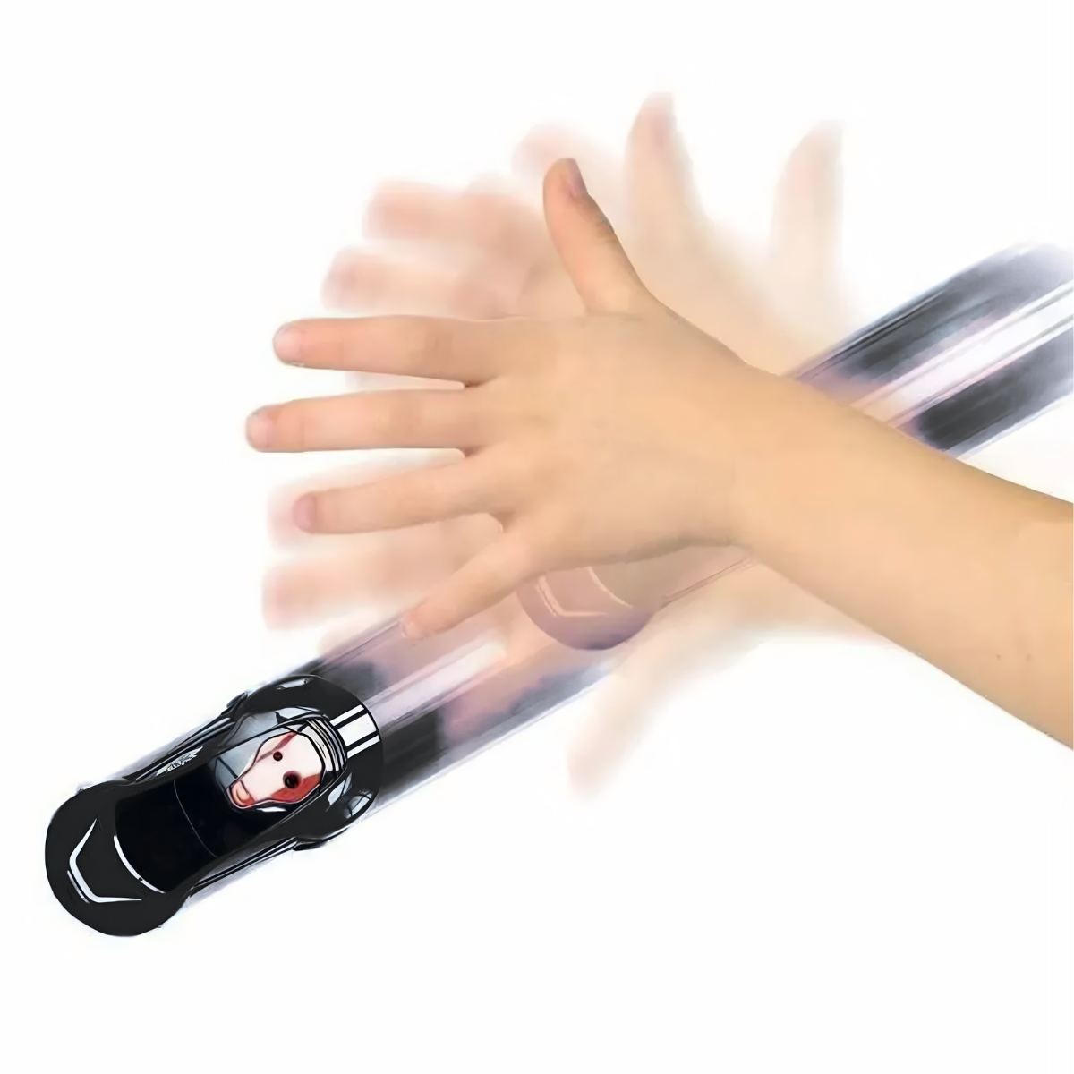 JUGUETE CARRO WAVE RACERS CON SENSOR DE MOVIMIENTO NEGRO - 2
