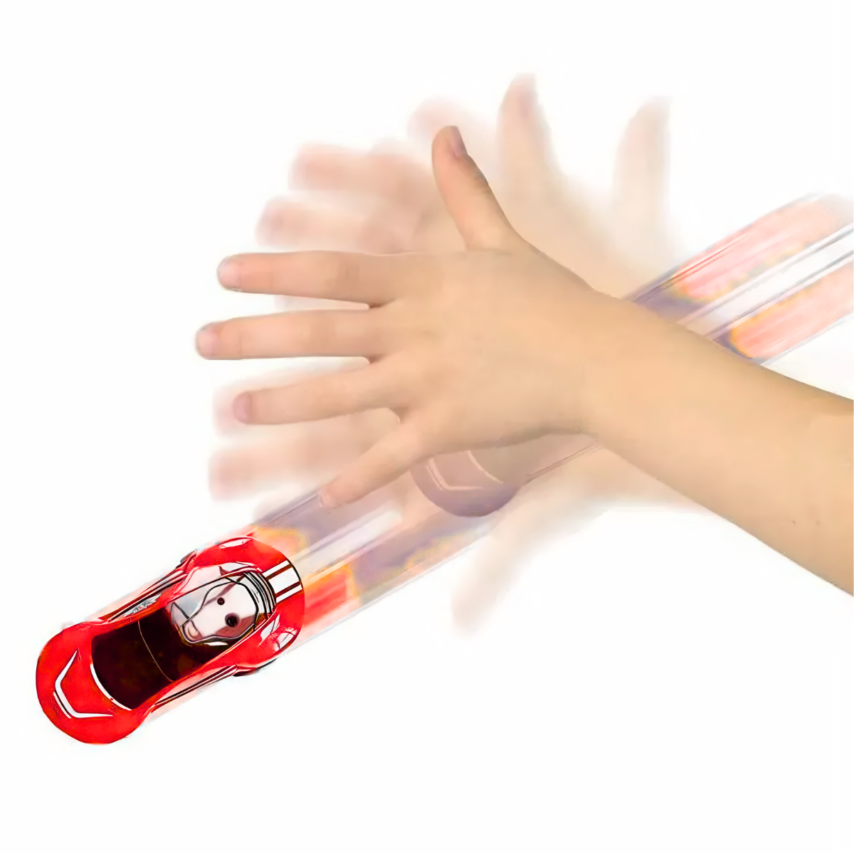 JUGUETE CARRO WAVE RACERS CON SENSOR DE MOVIMIENTO ROJO - 2