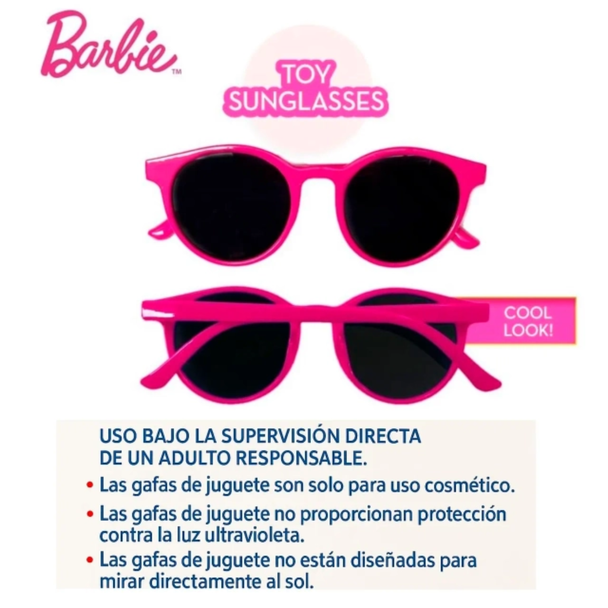 BARBIE PACK 3 EN 1 LENTES BILLETERA Y RELOJ ROSADO NIÑA - 3