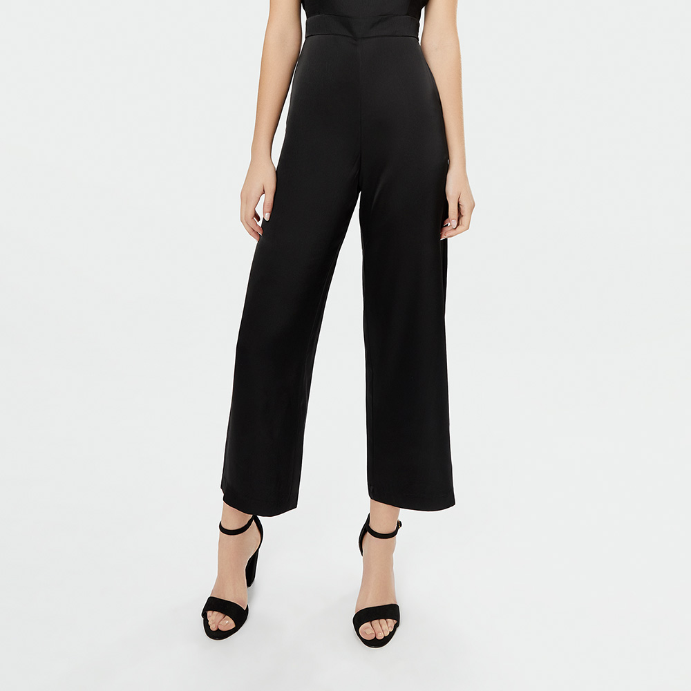 PANTALÓN CASUAL PALAZZO MUJER CAMILA VIALI NEGRO P10401CV24 ROSINE - 1