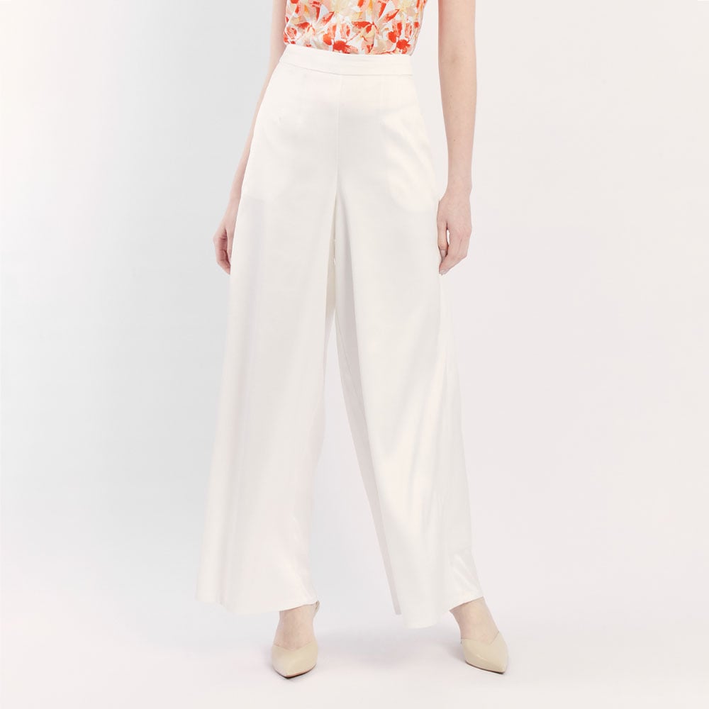 PANTALON CASUAL MIDI MUJER CAMILA VIALI PERLA P10451CI24 AMIRA PALAZZO - 1
